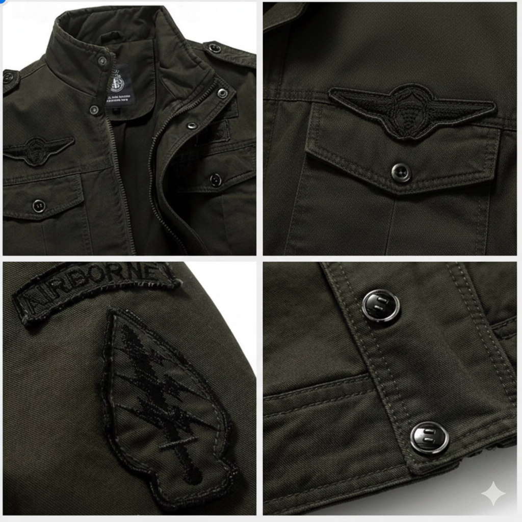 MARCEL | VESTE MILITAIRE STRUCTURÉE