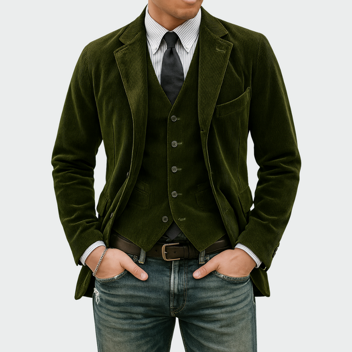 Romain | Blazer élégant pour homme avec gilet
