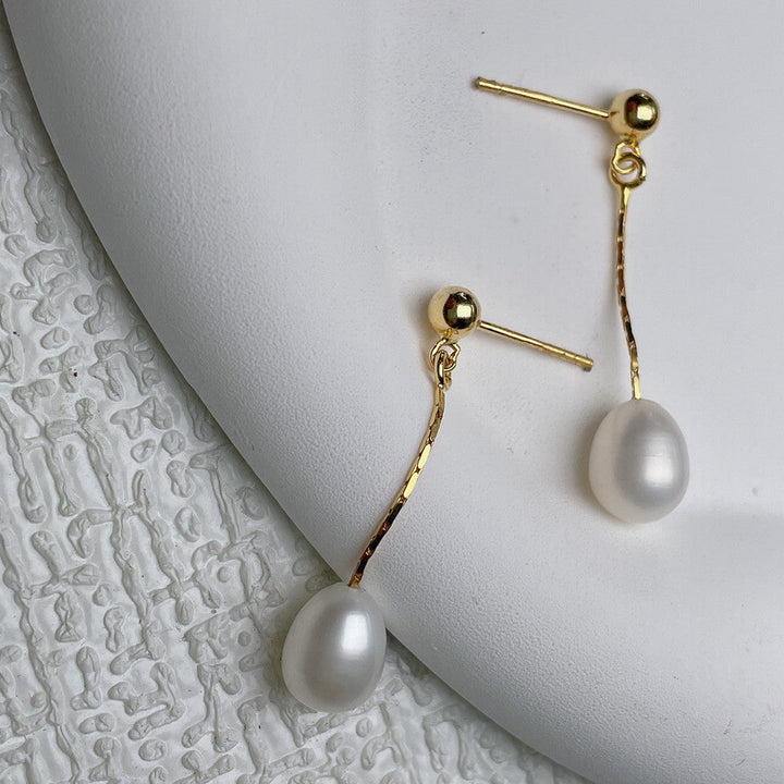 Boucles d'Oreilles Élégantes en Perles