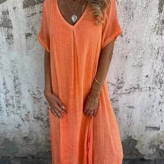 Lysiane™ | Robe Ample avec Col en V