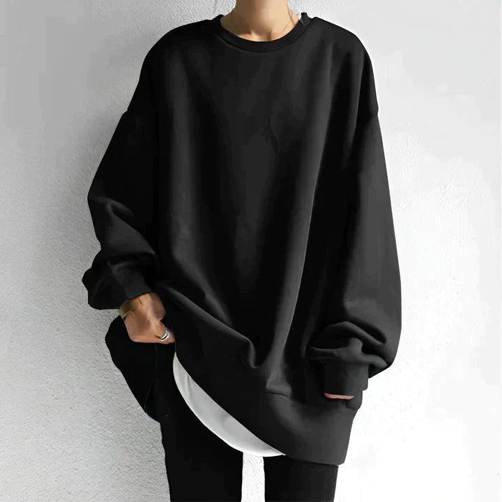 Nova - Pull Oversize à Col Rond pour Femmes