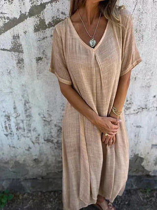 Lysiane™ | Robe Ample avec Col en V