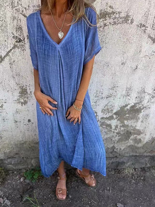 Lysiane™ | Robe Ample avec Col en V