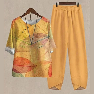 Lilou - Ensemble élégant de chemise et pantalon confortable