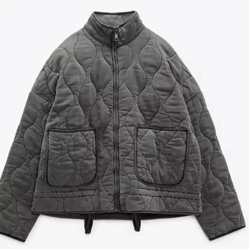 Arnalie - Veste Quotidienne avec Détails de Poche