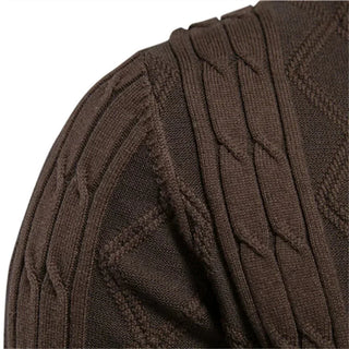 Waldemar | Cardigan pour hommes avec patte de boutonnage