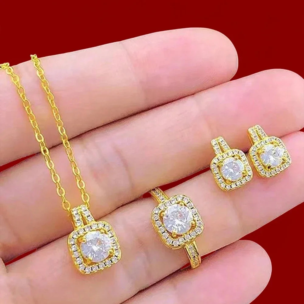 Set de Bijoux Luxueux Dobbelsieraden