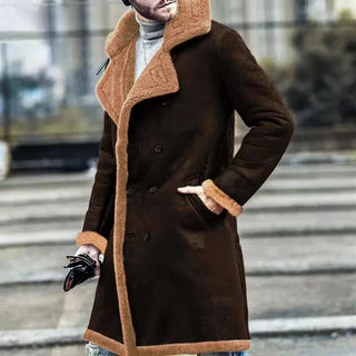 Archibald | Manteau Long en Fleece Rétro