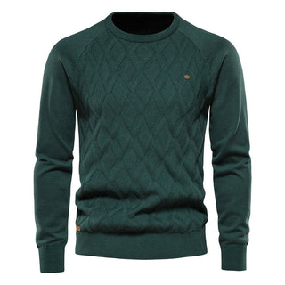 Theodor | Pull pour hommes avec motif en losanges