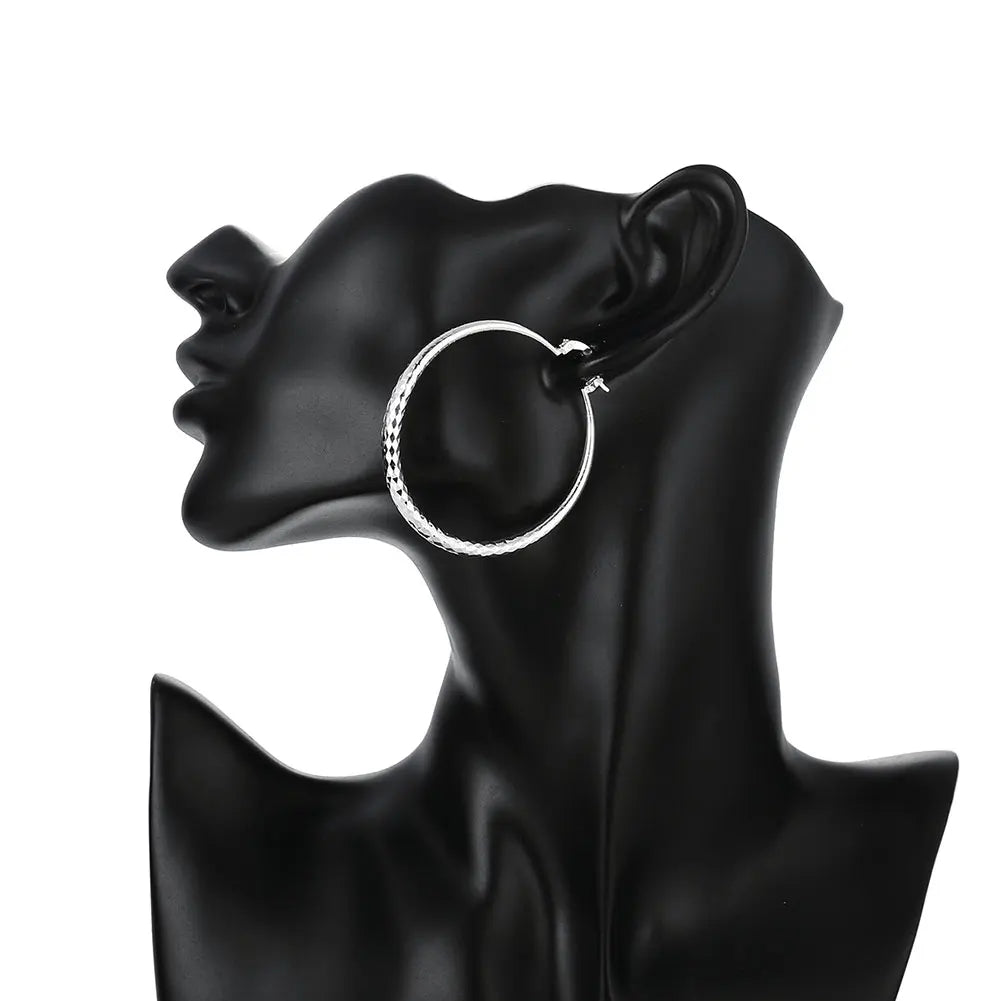 Boucles d'oreilles en argent sterling