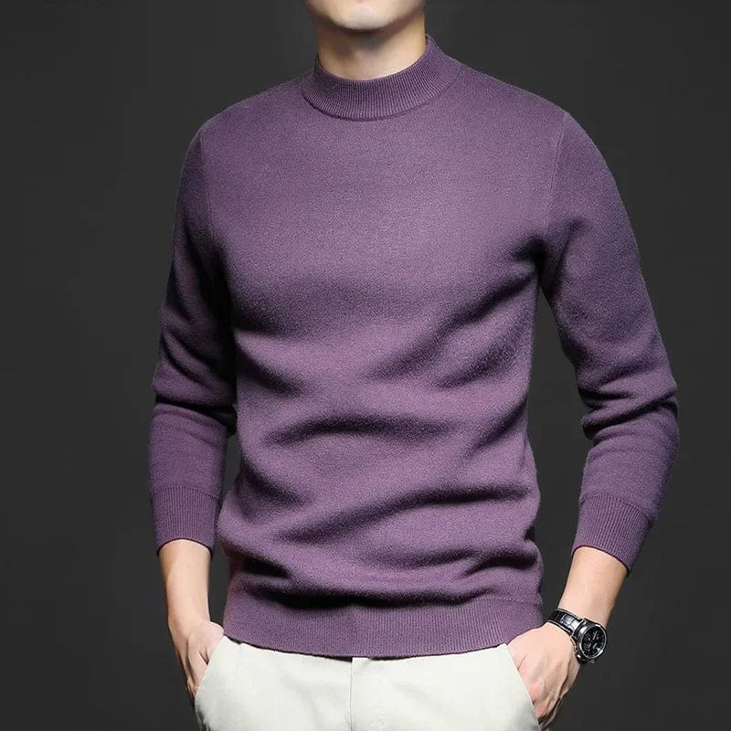 Florian - Classique Pull Col Montant