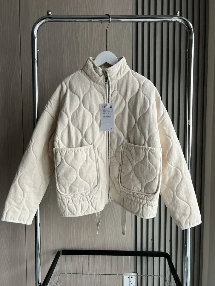 Arnalie - Veste Quotidienne avec Détails de Poche