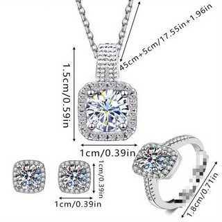 Set de Bijoux Luxueux Dobbelsieraden