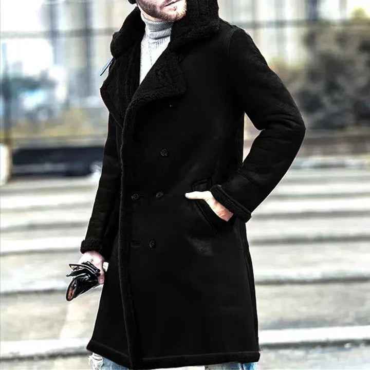 Archibald | Manteau Long en Fleece Rétro
