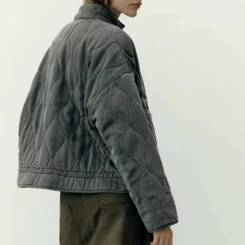 Arnalie - Veste Quotidienne avec Détails de Poche
