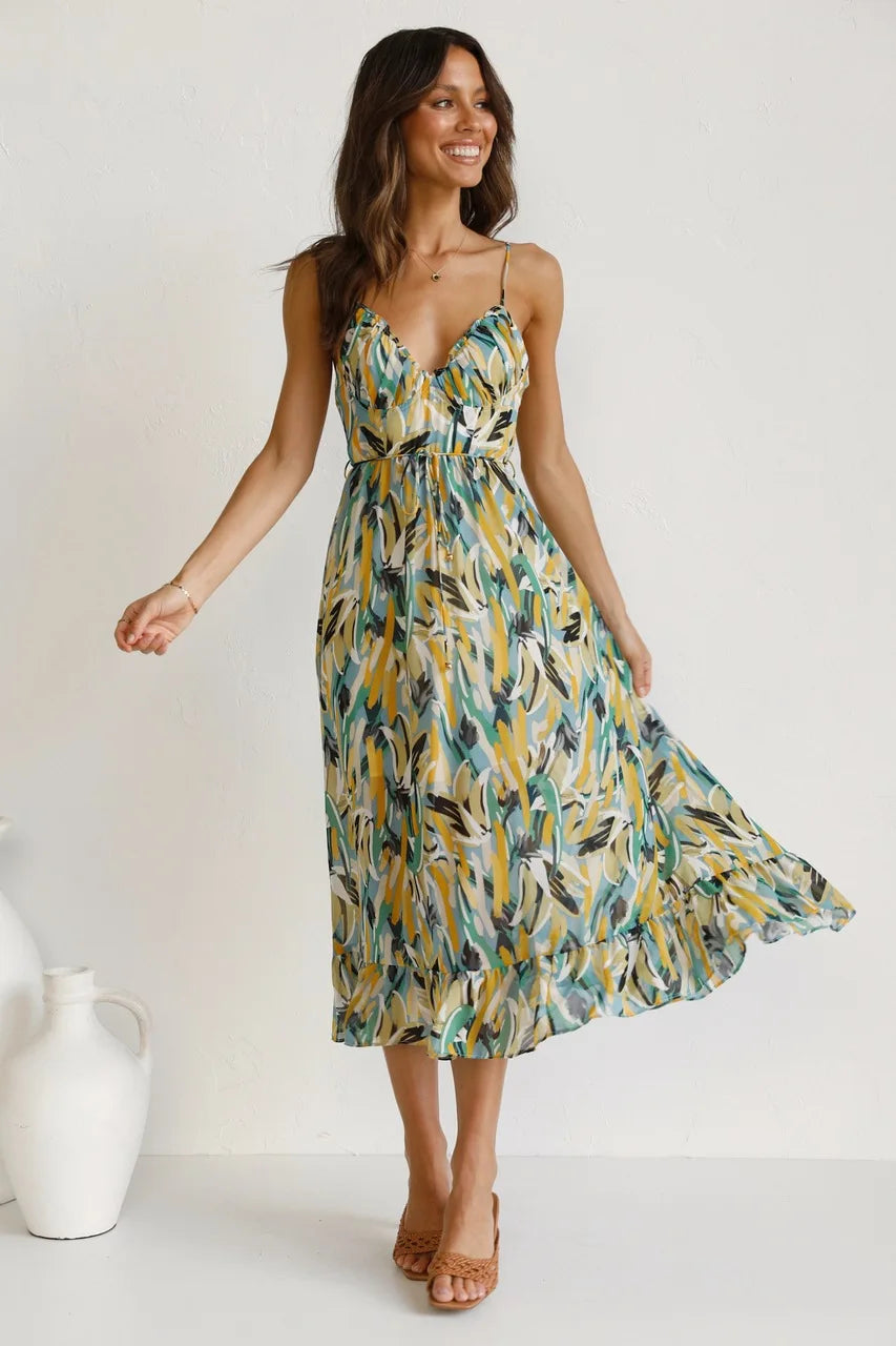Gisèle™ | Élégante Robe aux Couleurs Classiques