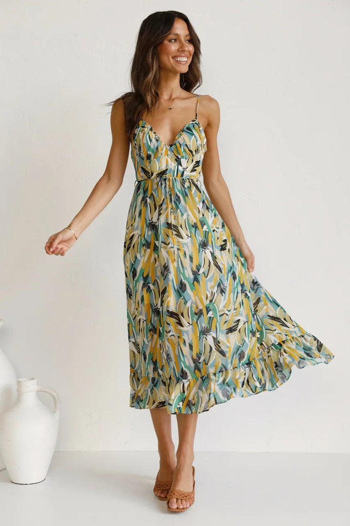 Gisèle™ | Élégante Robe aux Couleurs Classiques