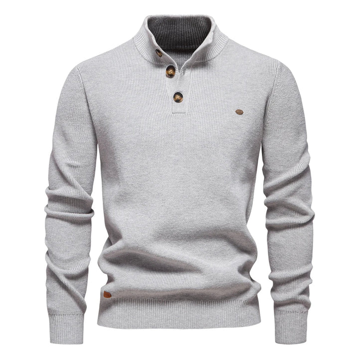 Konrad | Pull pour hommes élégant avec design à boutons