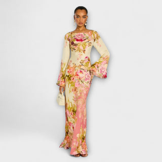 Kelly - Robe maxi pour fête dans le jardin
