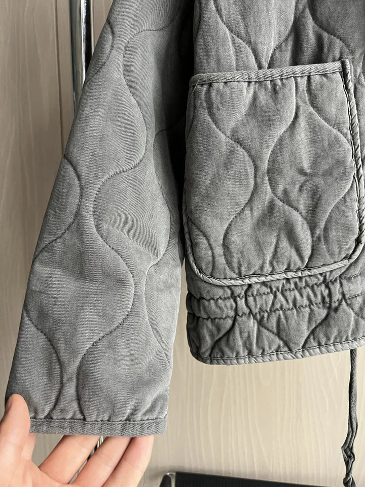 Arnalie - Veste Quotidienne avec Détails de Poche