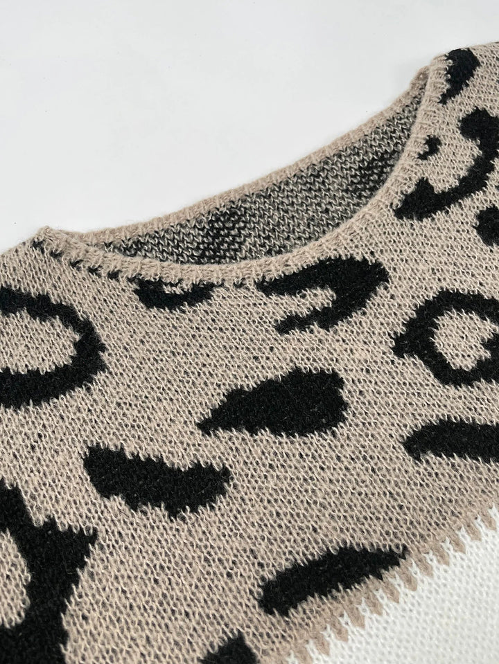 Melinda | Pull Imprimé Léopard