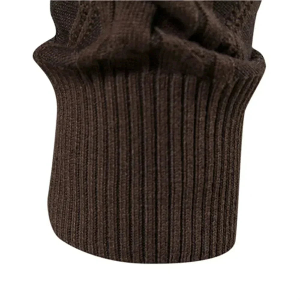 Waldemar | Cardigan pour hommes avec patte de boutonnage
