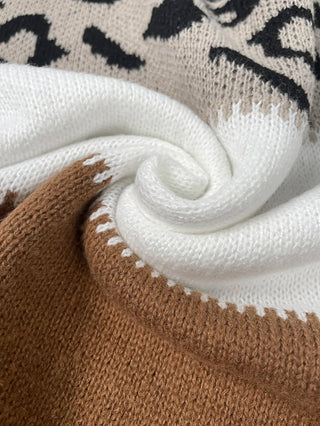Melinda | Pull Imprimé Léopard