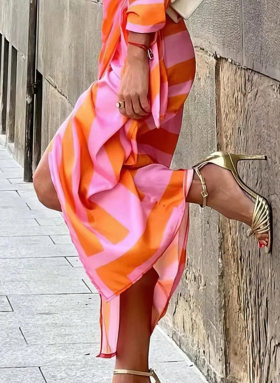 Laurine™ | Printed Wrap Dress