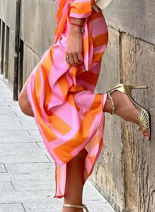 Laurine™ | Printed Wrap Dress