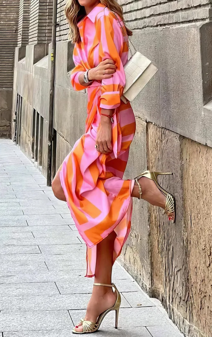 Laurine™ | Printed Wrap Dress
