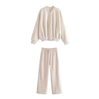 Sandrine - Stylish Bomber Jacket Set
