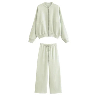 Sandrine - Stylish Bomber Jacket Set