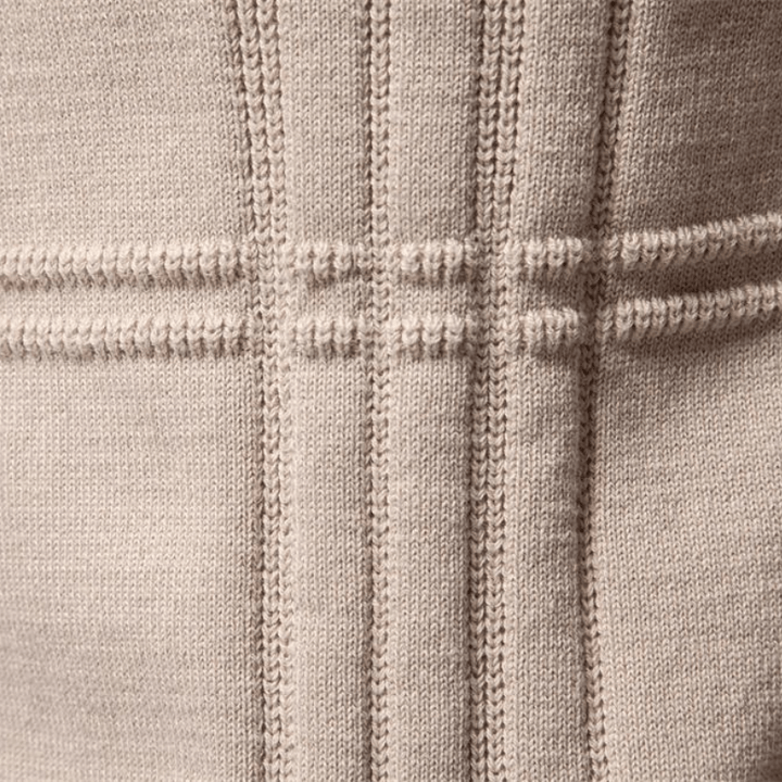 Massimo - Pull Élégant à Motif à Carreaux