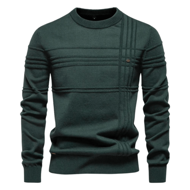 Massimo - Pull Élégant à Motif à Carreaux