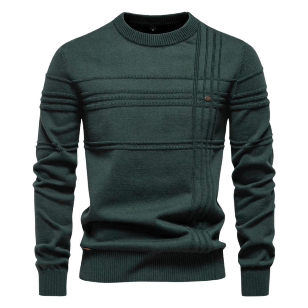 Burkhard | Pull élégant pour homme avec design à carreaux