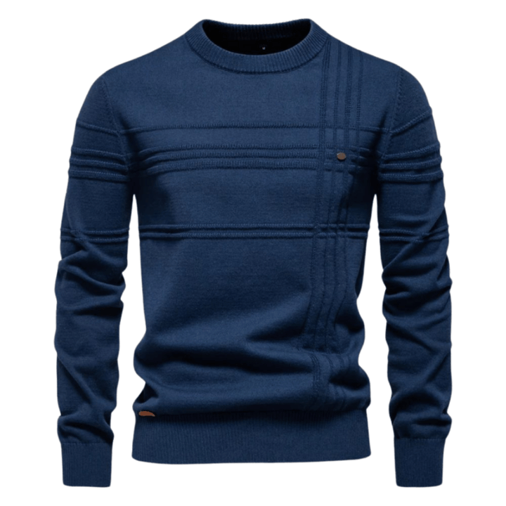 Massimo - Pull Élégant à Motif à Carreaux