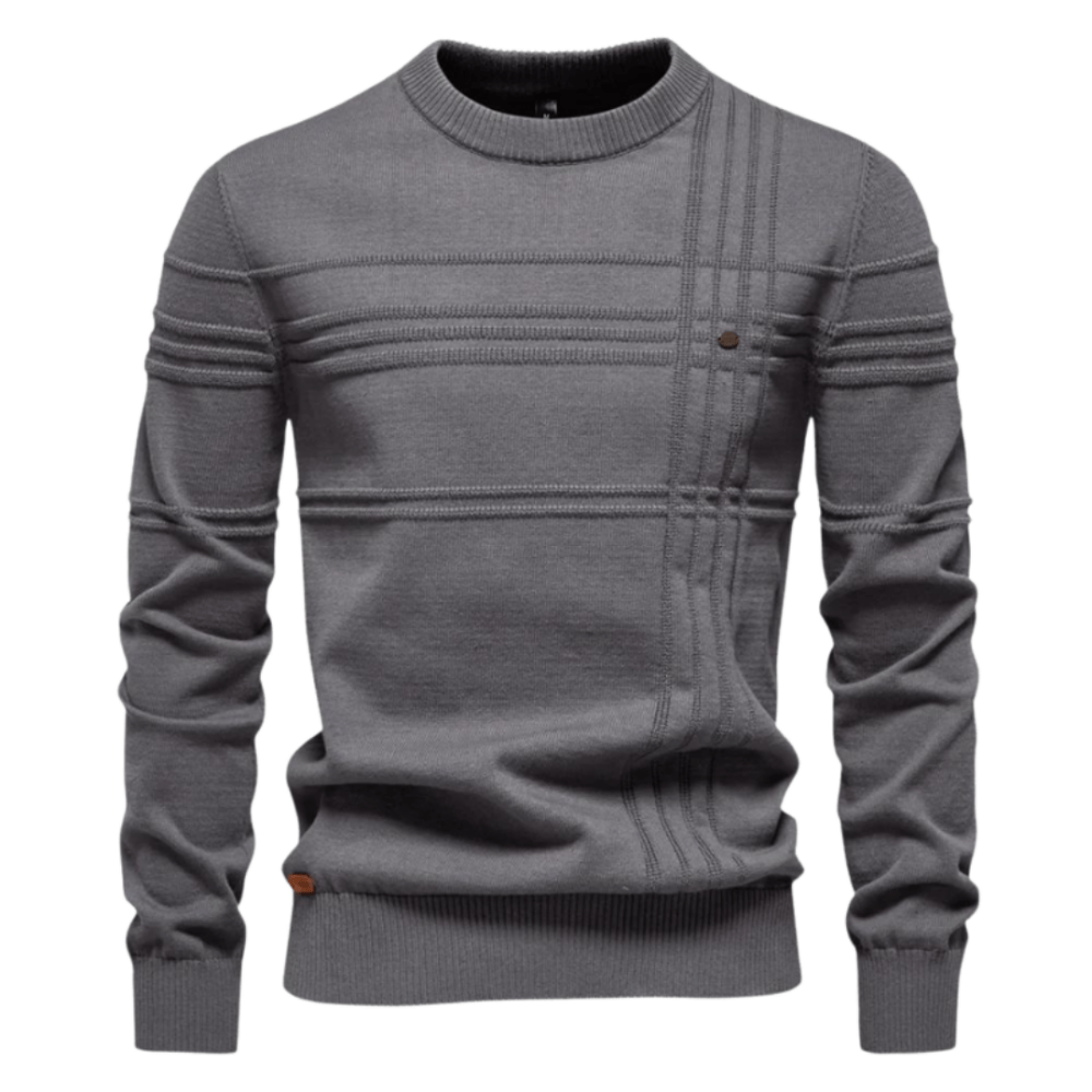 Massimo - Pull Élégant à Motif à Carreaux