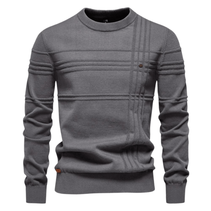 Massimo - Pull Élégant à Motif à Carreaux