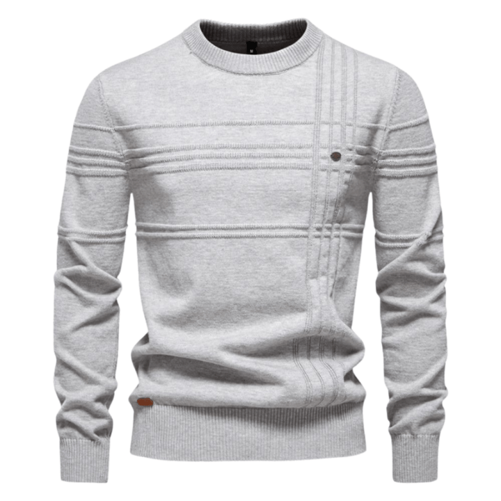 Burkhard | Pull élégant pour homme avec design à carreaux