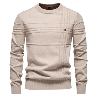 Massimo - Pull Élégant à Motif à Carreaux
