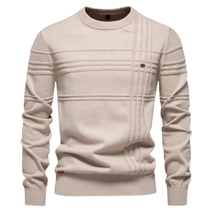 Massimo - Pull Élégant à Motif à Carreaux