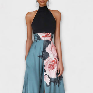 Natalie - Robe Maxi A-line Fleurie