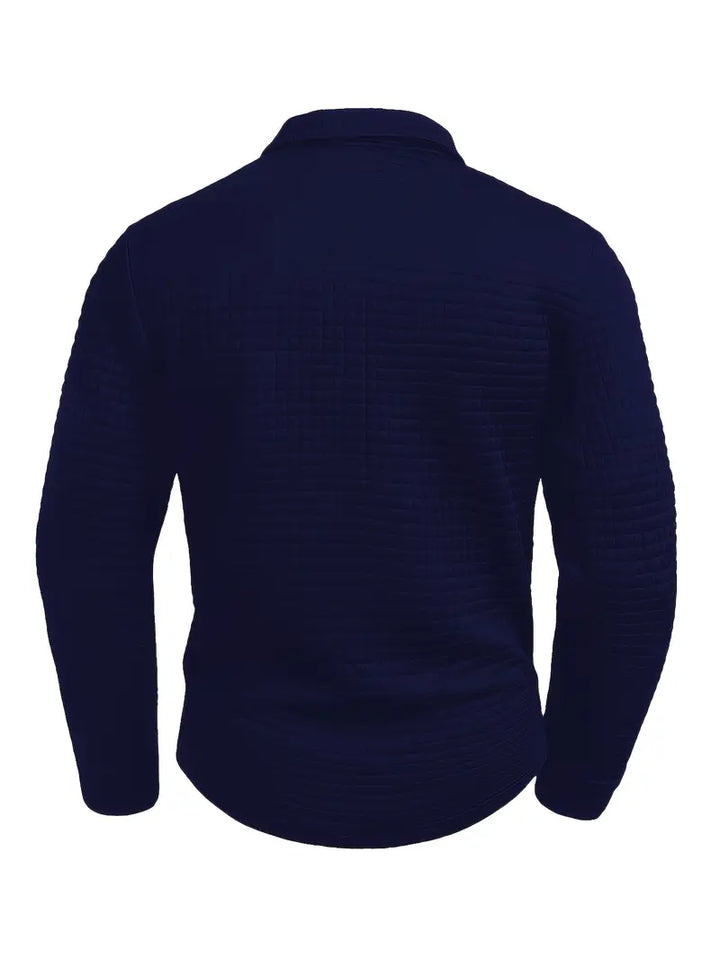 Vincent™ |  Polo Manches Longues Moderne et Décontracté