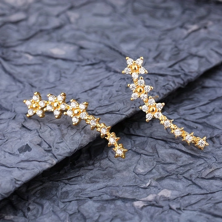 Gloria - Boucles d'oreilles florales intemporelles