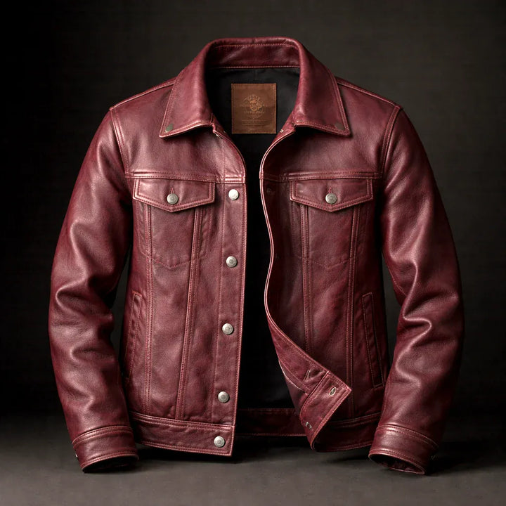 GAULTIER | Veste en cuir vintage