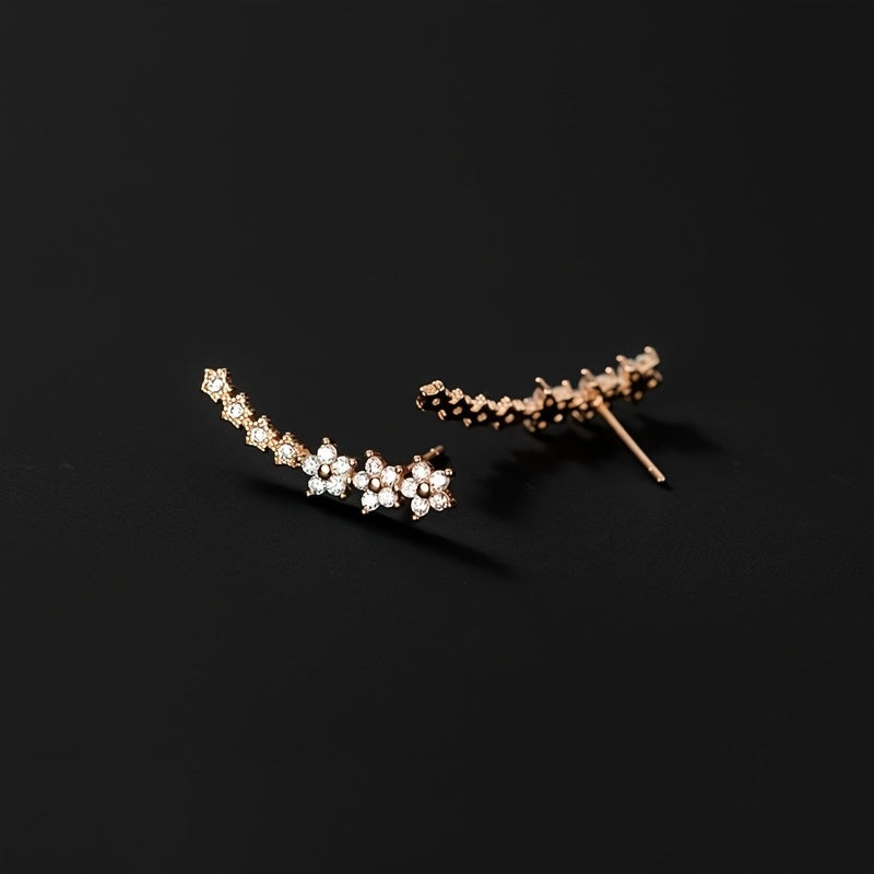 Gloria - Boucles d'oreilles florales intemporelles