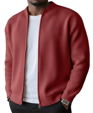 JORDAN |  Cardigan zippé côtelé