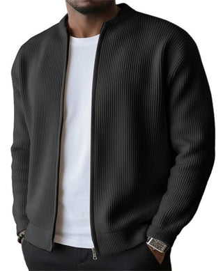 JORDAN |  Cardigan zippé côtelé