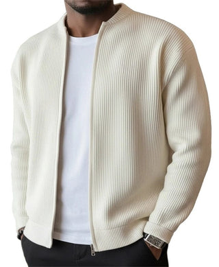 JORDAN |  Cardigan zippé côtelé