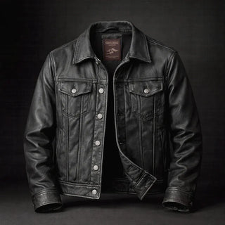 GAULTIER | Veste en cuir vintage